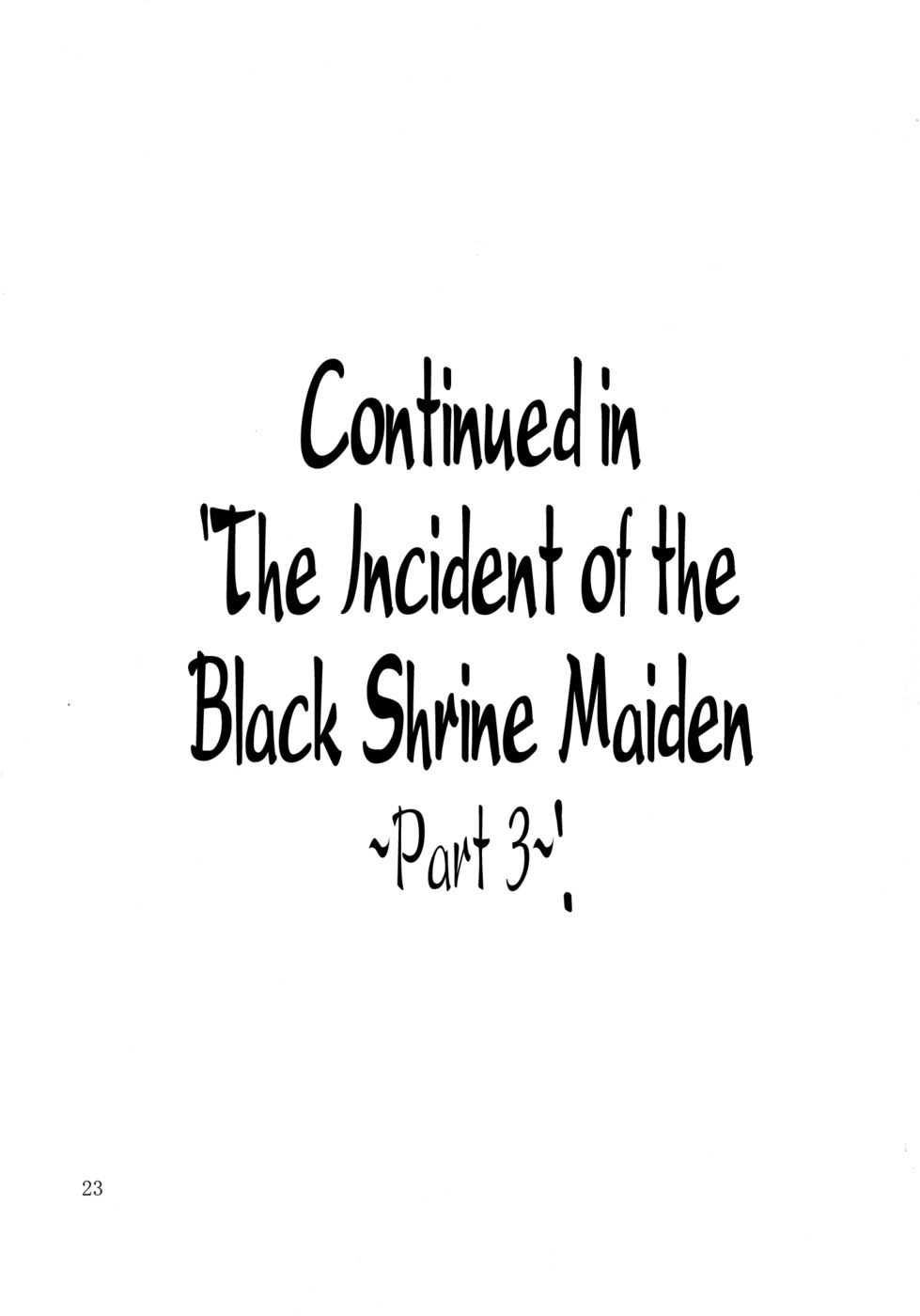 Hentai Manga Comic-The Incident of the Black Shrine Maiden-Chapter 2-23